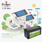 Home 120ah 12V LiFePO4 Battery Lithium Ion Solar Energy Storage Battery