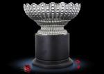 Champion Metal Custom Trophy Cup Sand Blasting Texts Football Competition Design