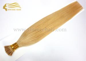 Wholesale Hot Sale 50 CM Blonde Straight Pre Bonded I-Tip Hair Extensions 1.0 Gram For Sale from china suppliers