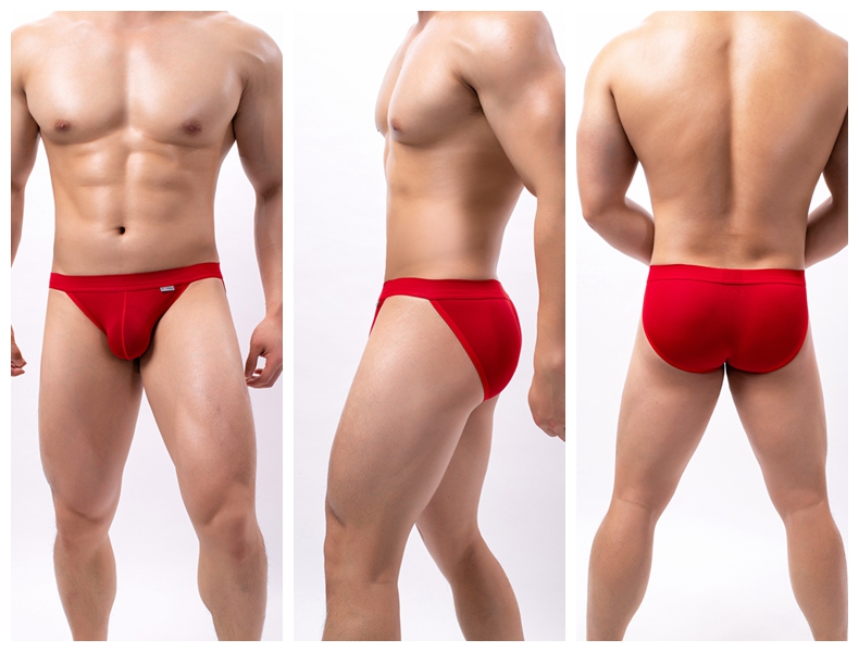 Breathable Mens Briefs Underwear Crotch 3D Pouch Comfortable Underwear For Men