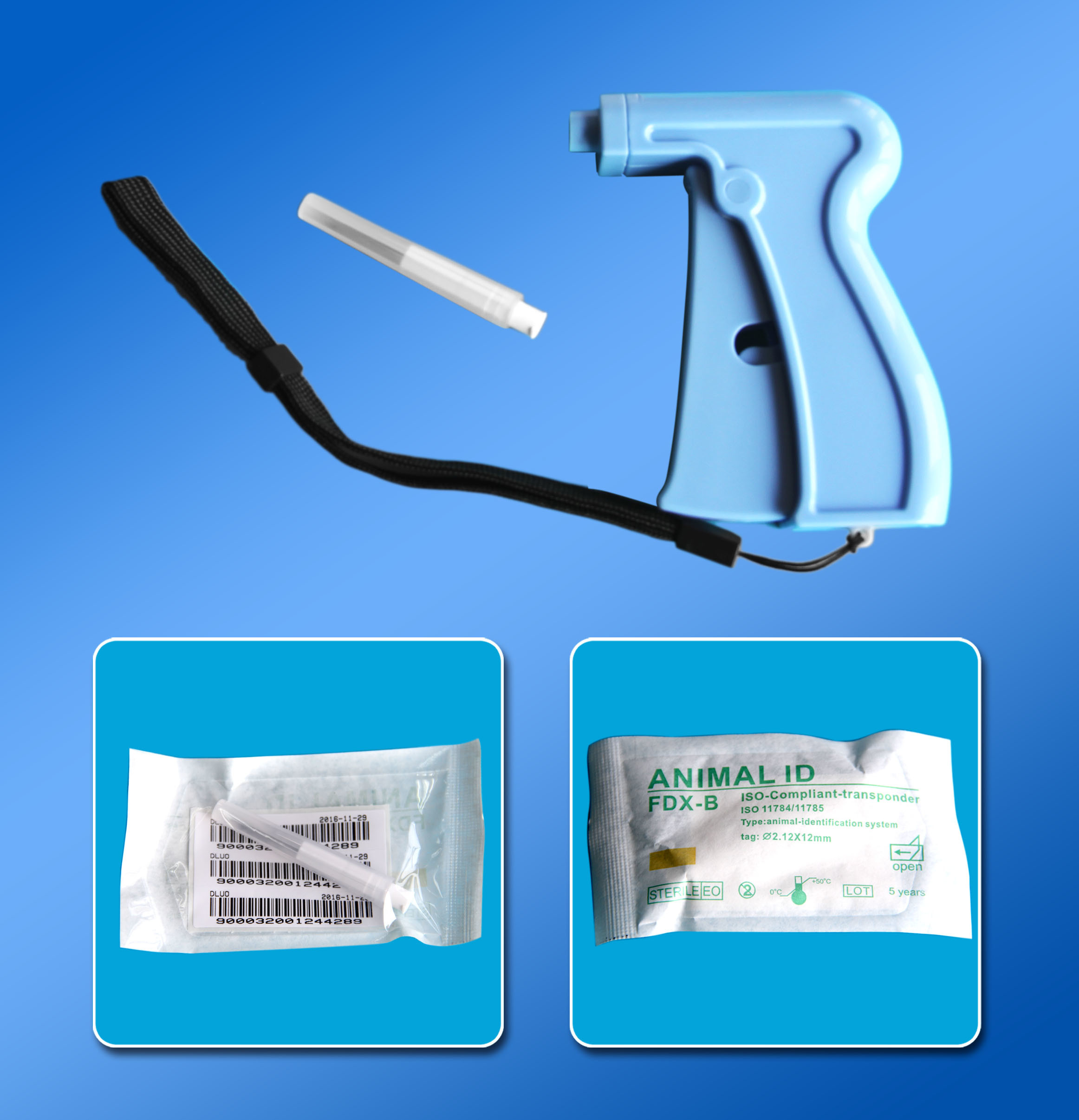 FOFIA ZS005 2*12mm 134.2khz Microchip Needle For Dogs And Pet Using