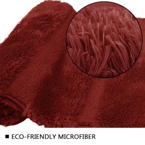Wholesale Super Soft Bathroom Rugs Tufted Microfiber Bath Rugs TPR Backed from china suppliers