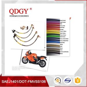 Wholesale Stainless steel braided brake hose is widely used for any auto, motorcycle, racing cars, beach vehicles, ATV and Scooter from china suppliers
