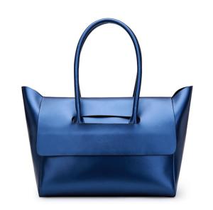 Wholesale Soft Leather Handbags Fashion Lady Tote Bag Simple Big Capacity Shoulder Bags from china suppliers