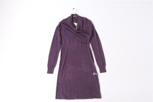 Wholesale Purple Coral Women'S Long Sleeve Sweater Dress 80% Cotton 20% Wool from china suppliers