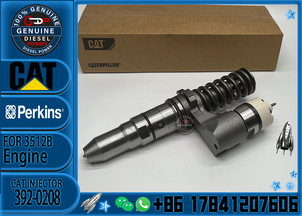 High Quality Diesel fuel injector 3920208 392-0208 for caterpillar 3506 3508 3512 3516 3524 Engine