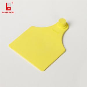 Wholesale LAIPSON No Snag Long Neck Blank Laser Printing UHF Calf Rfid Uhf Tag , Rfid Cow Tags from china suppliers