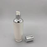 80ml Oval Cylinder Plastic PS Skin Toner Bottle Cosmetic Packaging