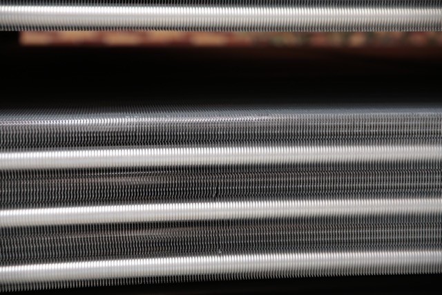 Air Cooling Equipment Internally Threaded Pipe Aluminum Tubing 3003 D 7.94