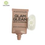Oval Plastic Tube Cosmetic Packaging Matte Body Cap Environmentally Friendly