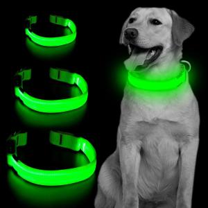 Wholesale High Visibility Rechargeable Light Up Dog Collar from china suppliers