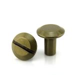 Slot Drive Sex Bolt Round Head Screw Fastener Male Female For Mechanical