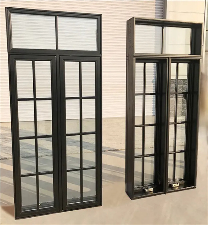Folding Screen Windproof Aluminum Double Glazed Flush Casement Windows