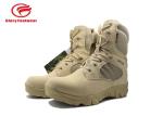 Suede Leather Waterproof Hunting Boots , Knee High Lace Up Mens Camouflage
