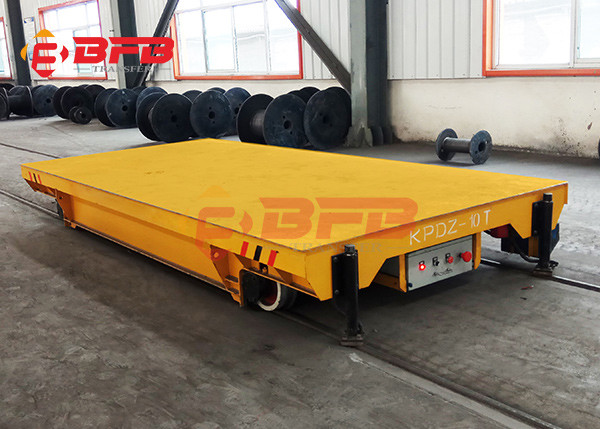Low Voltage Electricity Operated Die Transfer Flat Heavy Load Cart Rail Guided Cart