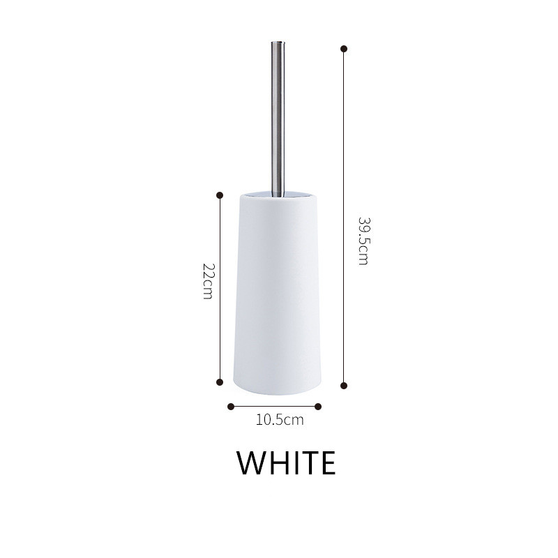 Bathroom Toilet 304 Stainless Steel small toilet brush rubber head holder cleaning brush