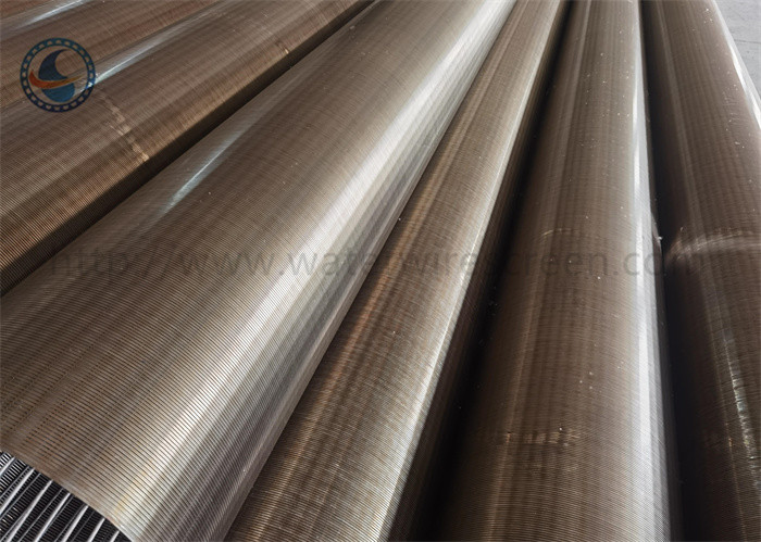 Johnson Type Casing Pipe Wound Screen For Water Well Oil Well Filter