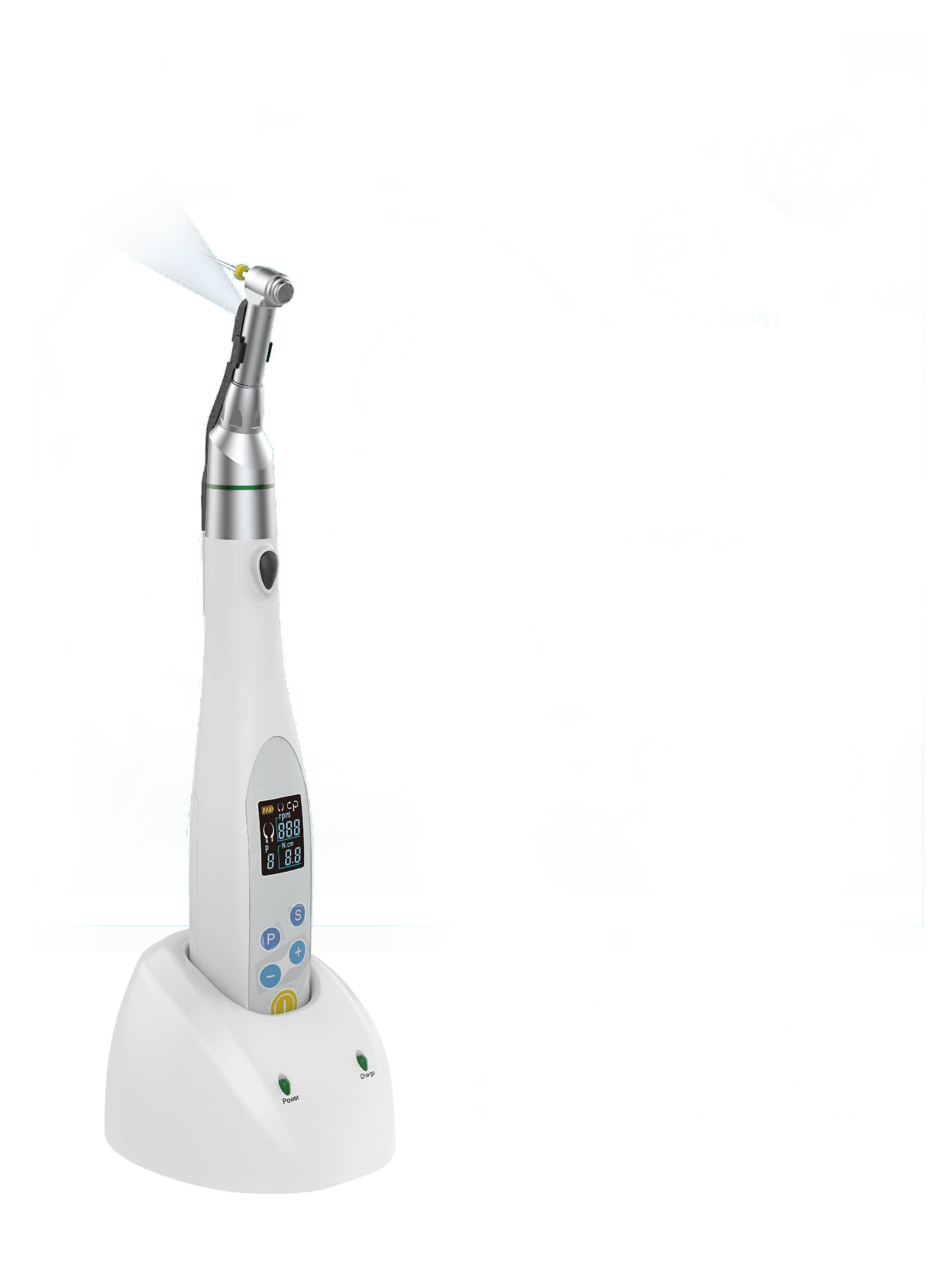 Rotary Dental Instruments Wireless Endo Motor With LED For Root Canal Treatment Dental Endo Motor