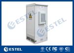 Double Wall Three Shelves Telecom Outdoor Cabinet Sunproof ISO9001 CE Certificat