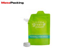 Wholesale Resealable Spout Pouch Plastic Fruit Juice Jelly Beverage Packaging For Baby Food from china suppliers