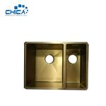 SUS201 304 Stainless Steel Kitchen Sink Double Bowl Topmount Kitchen Sink For