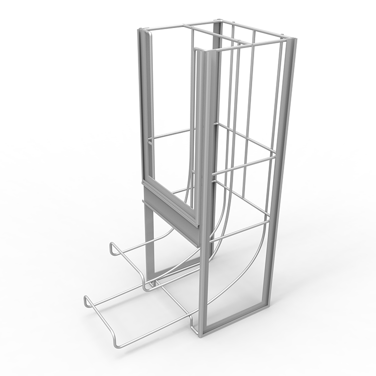 Customized Countertop Metal Wire Display Stand Canned Coffee Display Rack Dispenser for Supermarket
