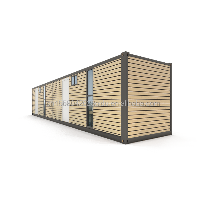 Hotel 40 Feet 2 Bedroom Living Container House Customized Color Prefab Premade Modular Tiny Movable Shipping Portable Homes