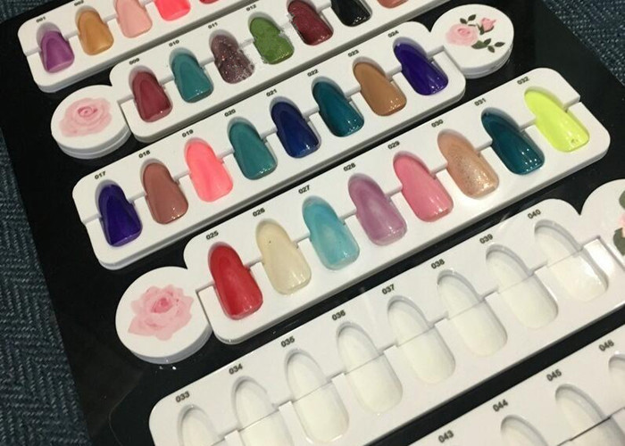Mosaic Manicure Nails Color Card Display Board Accessory For Acrylic Nail Gel Polish Display Book
