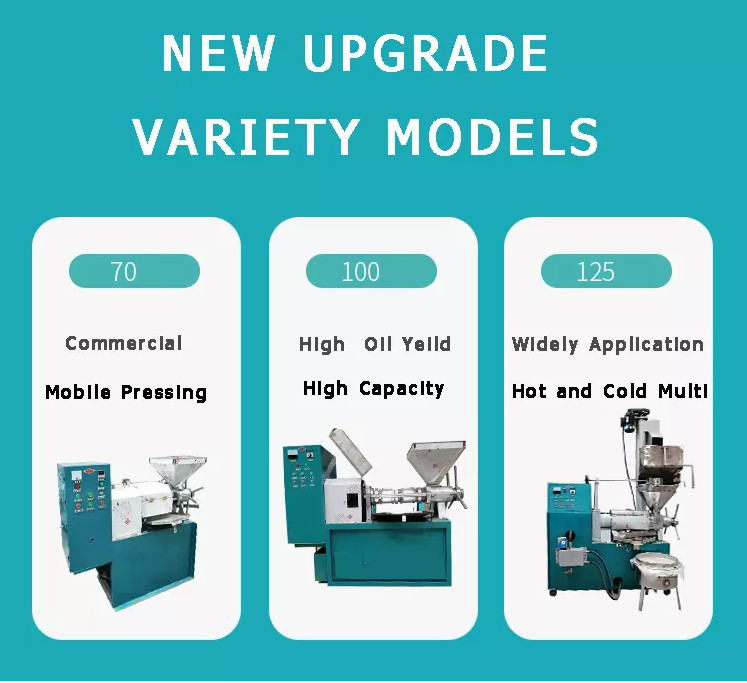 1ton/ H Olive Peanut Automatic Oil Press Machine Manufacturing Machine 6YL150