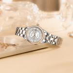 Luxury Automatic Watches , Stainless Steel Case Quartz Wrist Watch