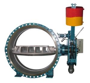 Wholesale Hydraulic Counter Weight Flanged Butterfly Valve With DN300- 3000 mm For Hydropower Project from china suppliers