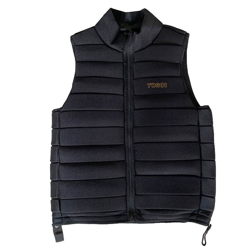 EVA and polyester material certified equestrian body vest for horse-riders protection