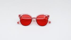 Wholesale Colorful acetate Sunglasses Round fashion Ladies outdoor Eyewear Daily Driving Show UV 100% protection for Women from china suppliers