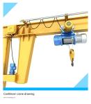 BZ0.8T cantilever crane, cantilever crane for lifting materials, rotary crane