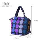 Aluminum Foil Lining Women Picnic Cooler Neoprene Lunch Bag