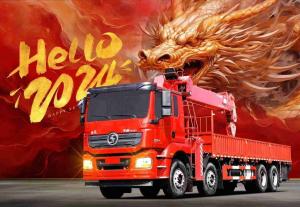 Wholesale SHACMAN Shacman F3000 Crane Cargo Truck 8x4 380hp EuroII Cargo Box Truck from china suppliers