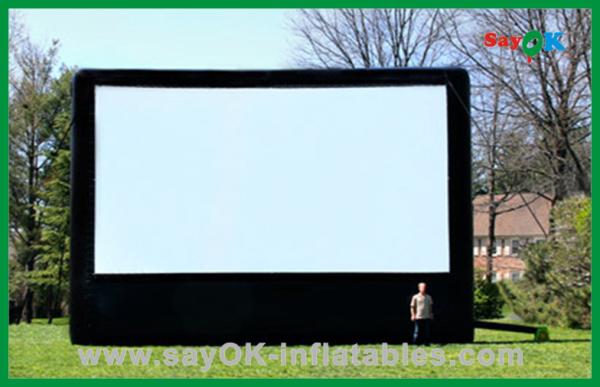 Inflatable Film Screen Strong Inflatable Movie Screen For Family Use Custom