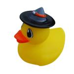 Children Mini Rubber Ducks / Personalized Rubber Duck Bathroom Set Yellow Color