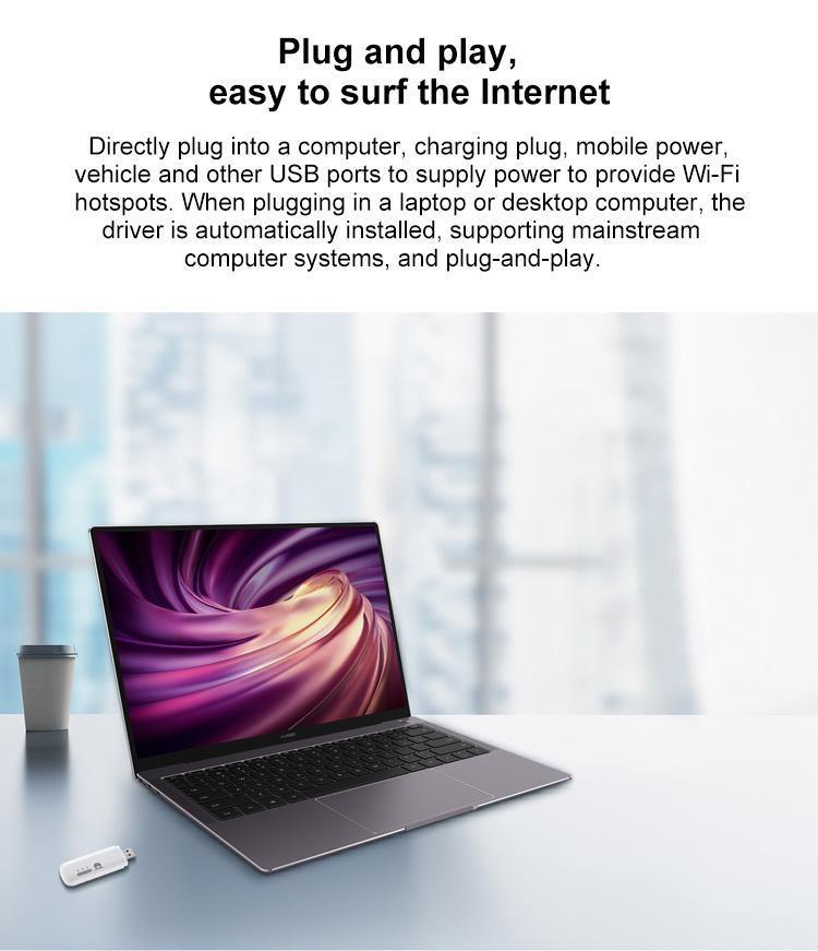 Original Unlocked Huawei E8372h-820 Wingle LTE Universal 4G USB Modem WiFi Mobile 4G Support 16 WiFi Users