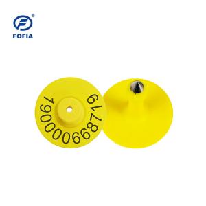 China Em4305 Electronic Ear Tag 134.2khz Animal Pig Tag Cattle Tag Peur on sale