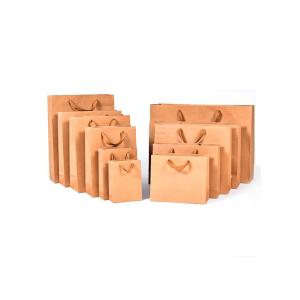 Wholesale Reusable 250gsm Kraft Spot UV Paper Shopping Bag from china suppliers
