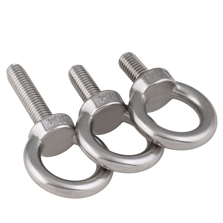 Direct Supply Custom A2 70 A4 80 Stainless Steel Triangle Ring Lifting Hook Eye Bolts