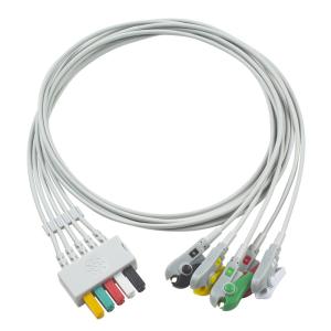 Wholesale Siemens/Drager 5956359 MP03414 ECG Leadwire 5Lead ECG Detachable Cable from china suppliers