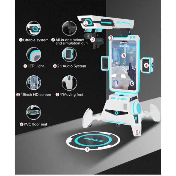 Sports Entertainment Arcade Games Machines Interactive 9d Vr Shooting Simulator