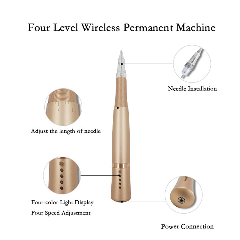 Aluminum Alloy Permanent Makeup Machine For Eyebrows Lip Tattoo 5 - 19 Pieces