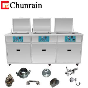 Wholesale Three Tanks Auto Parts Washer Machine , FCC 560L Long Ultrasonic Cleaner from china suppliers