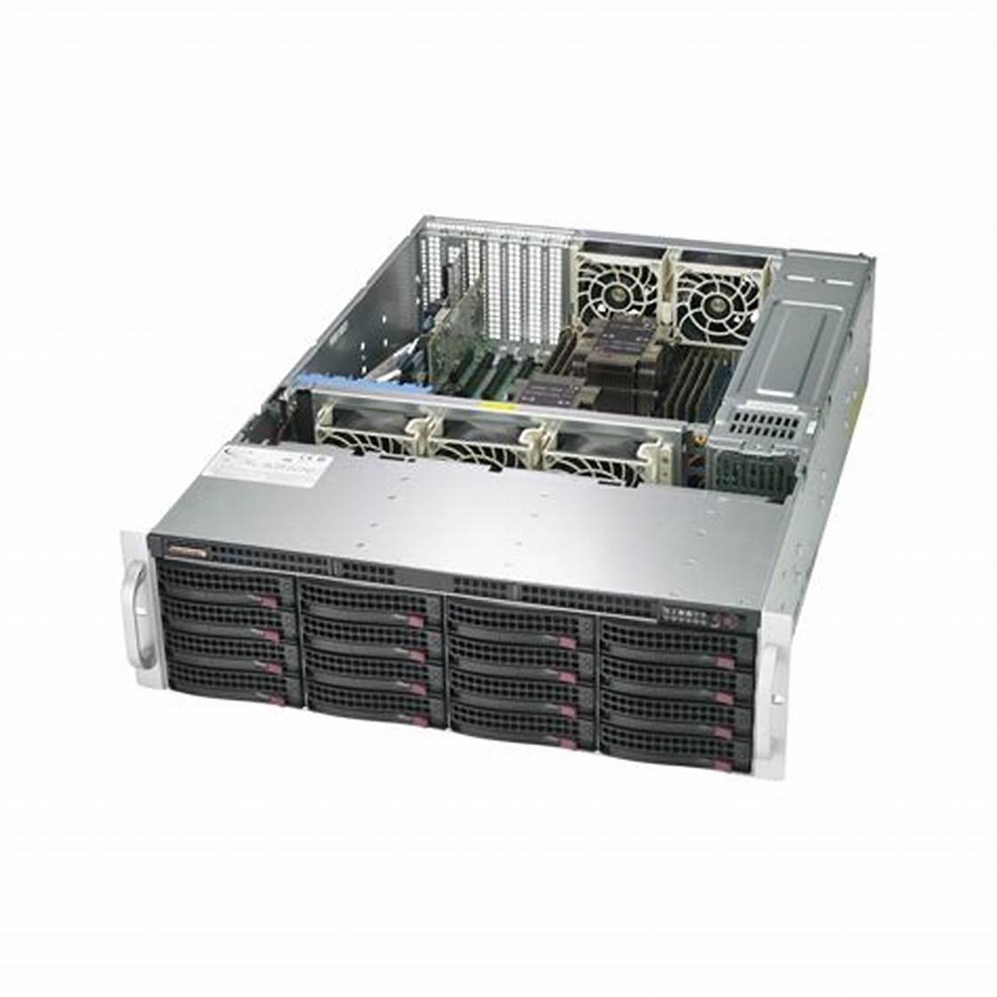 16GB RECC DDR413200MHz Private Mold CSE-836BE1C-R1K03B NAS Network Cloud Storge Supermicro Hard Drive Server