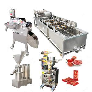 China 18.5Kw Tomato Sauce Production Line Fully Automatic Adjustable Speed on sale