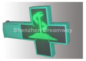 Wholesale 1G P16 Outdoor LED Pharmacy Cross Display Waterproof DIP546 , 2500 CD / sq.m from china suppliers