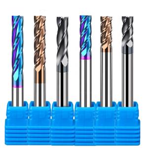 Wholesale Solid Tungsten Cnc Carbide End Mill 60 Hrc Metal 3 4 Flute 20mm from china suppliers